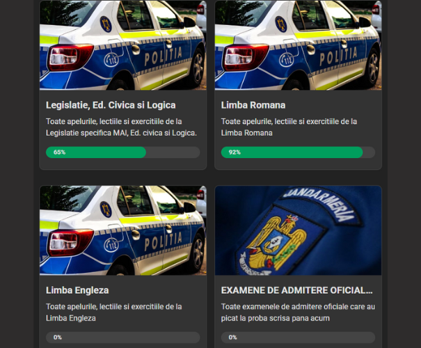 Pregătire din toată tematica